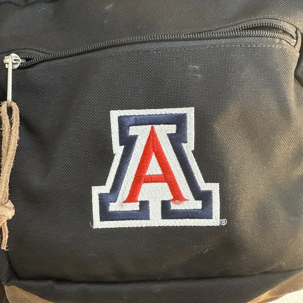 Jansport Backpack Mens Large Gray U Of Arizona‎ Logo College School Backpack Bag